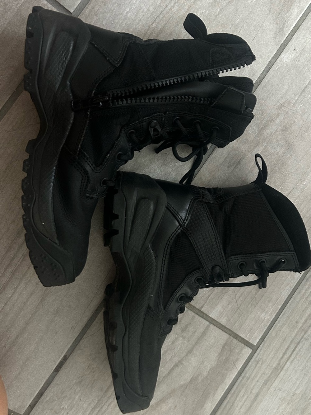Women's Black Side-Zip 5.11 Tactical Boots
